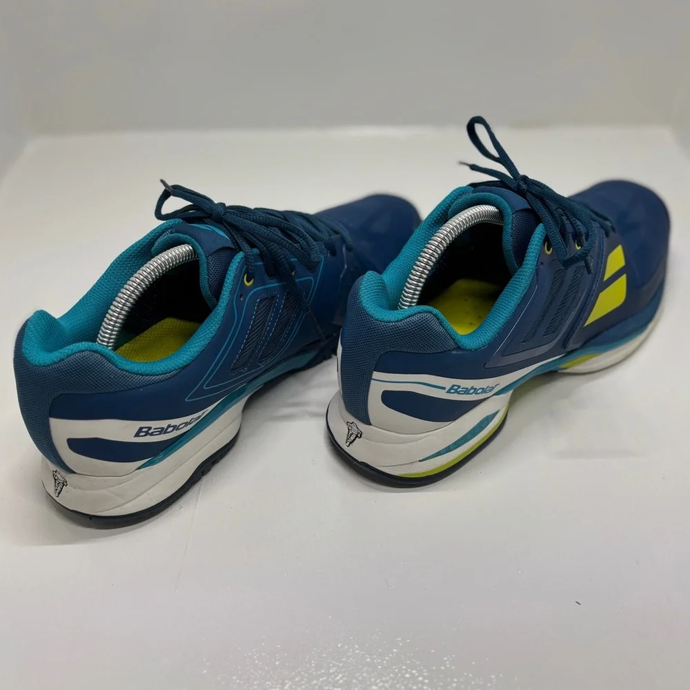 Babolat Propulse Team BPM AC Men’s Tennis Shoes Size 10.5 Blue Yellow All Court - Picture 6 of 14